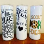 25-Pack 20oz Sublimation Skinny Tumbler