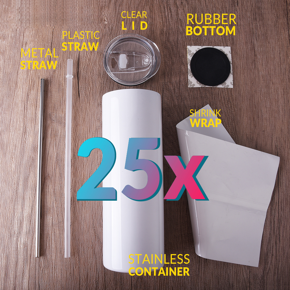 30oz Skinny SUBLIMATION Tumbler – The Tumbler Supply Store