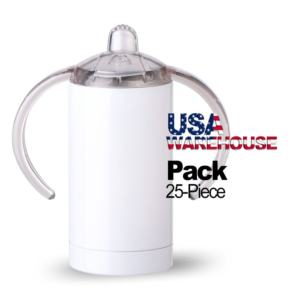 us free shipping 12oz sublimation sippy