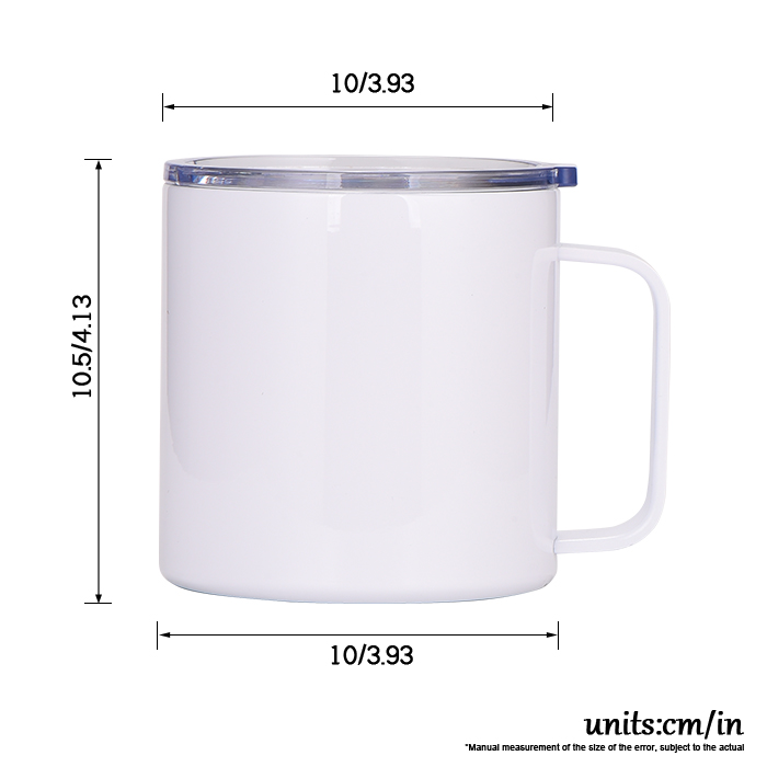 12oz Egg shaped stainless steel blank mugs with Handle_CNPNY – YPSub